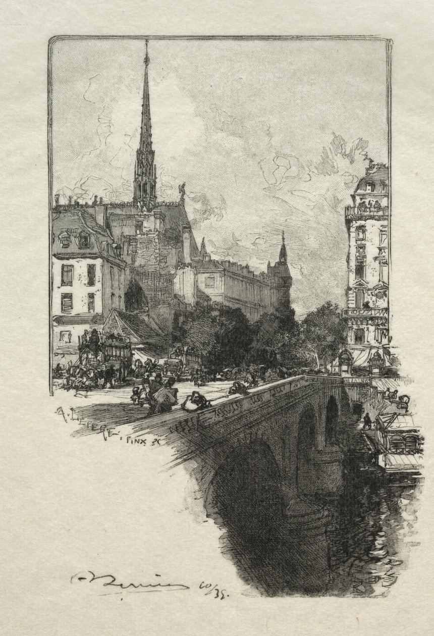 A St. Michel híd alkotó: Unknown artist