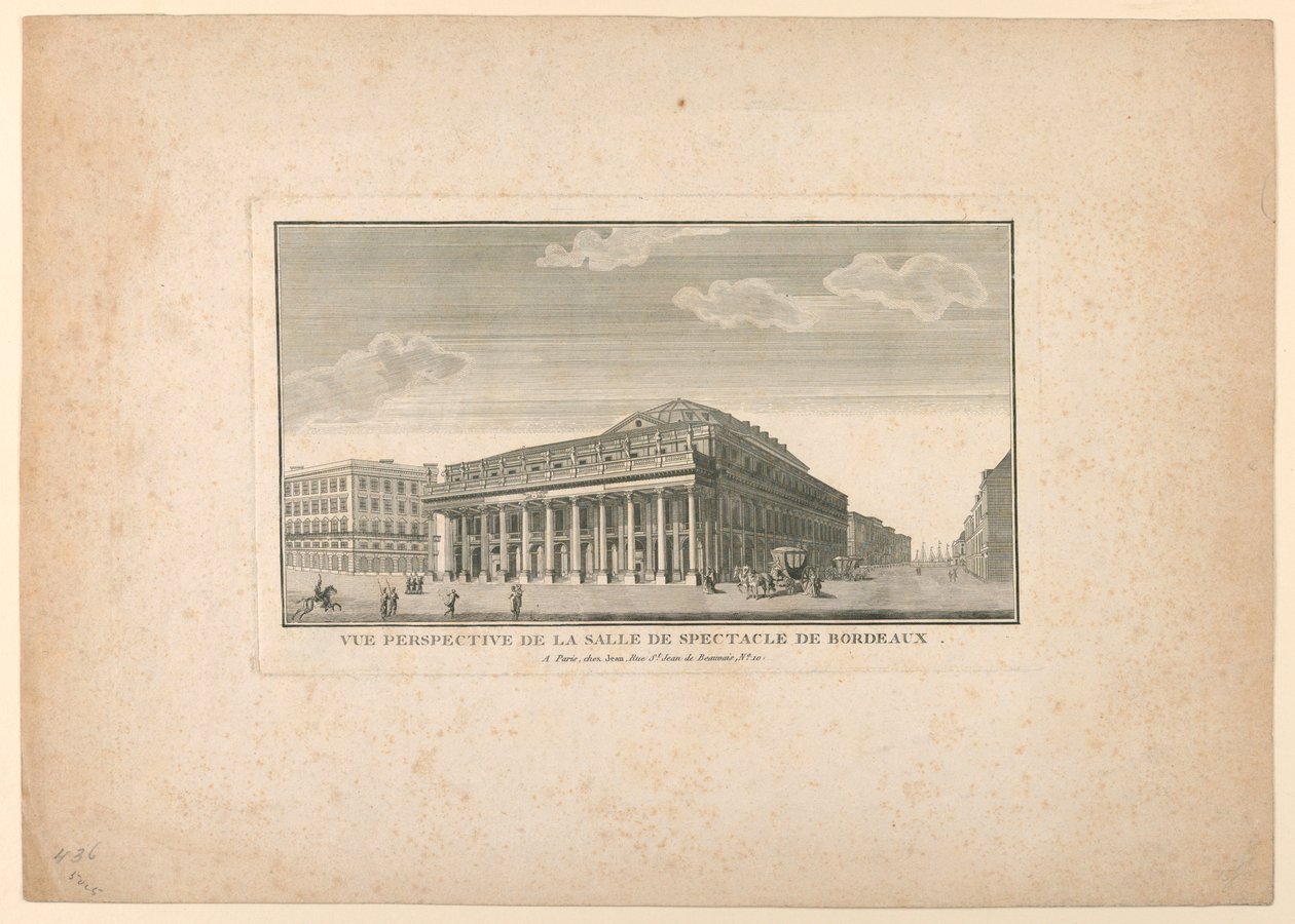 A Bordeaux-i Előadóterem alkotó: Unknown artist
