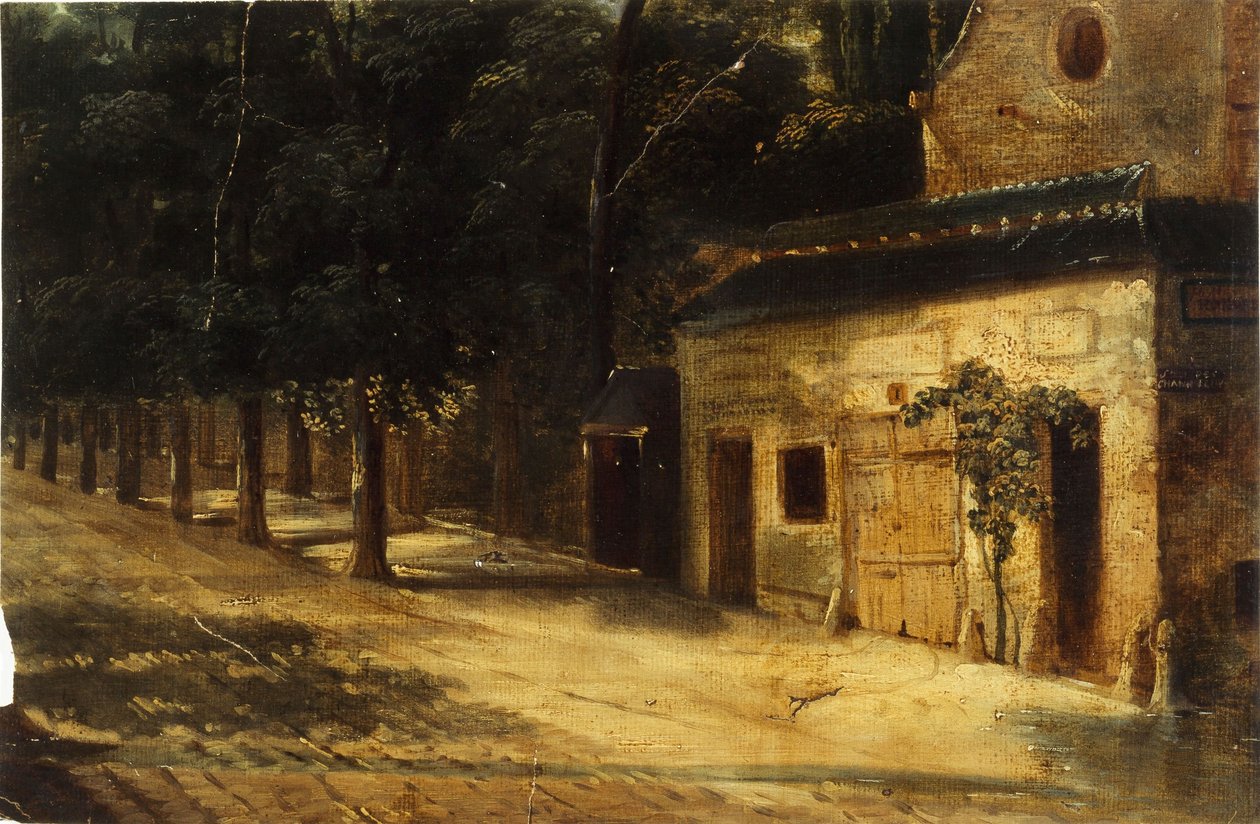 Le coin de la rue du Faubourg-Saint-Honoré, a mai 8. kerület, 1820 és 1840 között (olaj, vászon) alkotó: Unknown artist