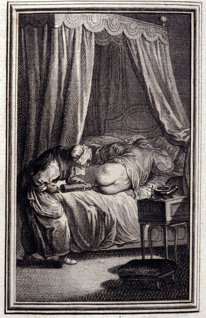 A gyógymód – Jean La Fontaine „” Mesék és novellák versben” című részében. 1762. alkotó: Unknown artist