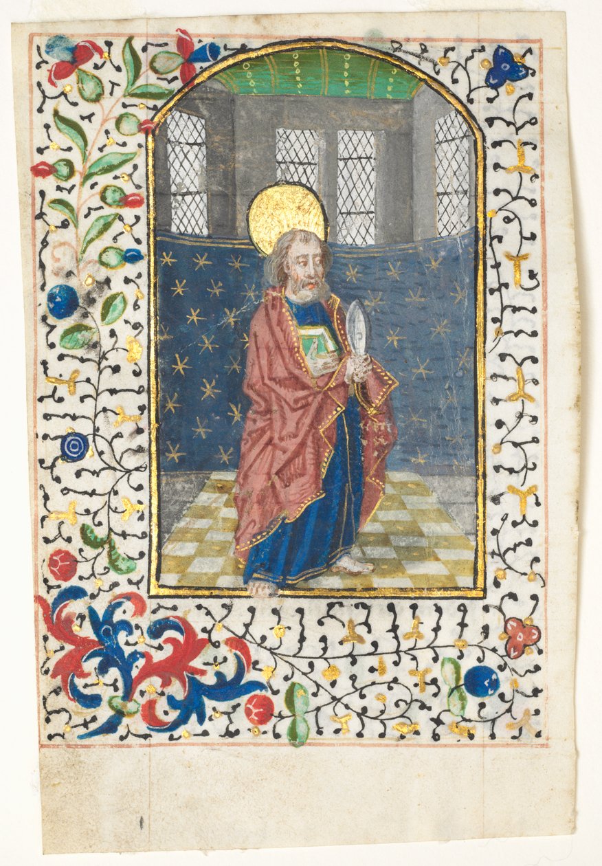 Levél egy Órakönyvből: Szent Bertalan alkotó: Unknown artist