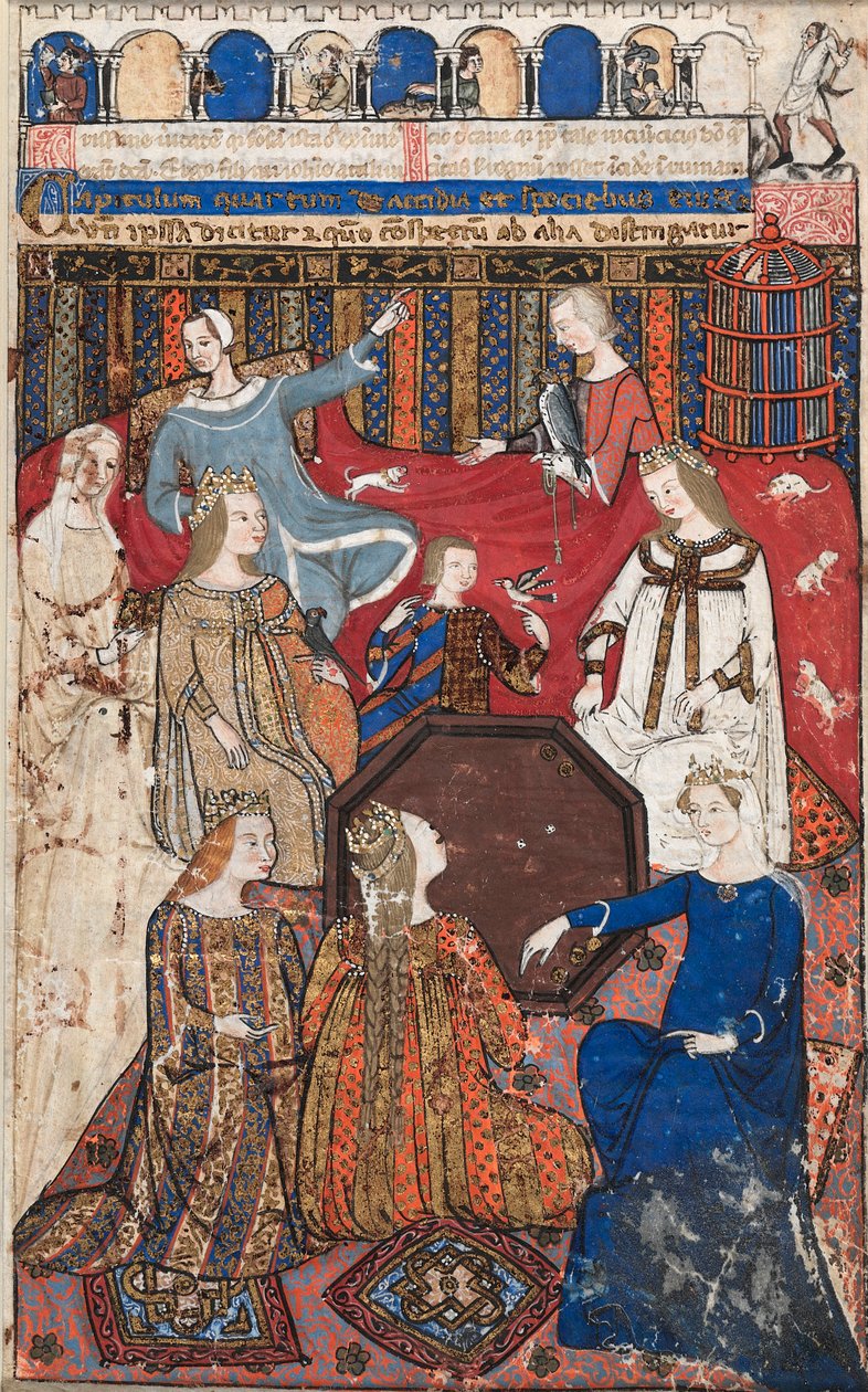 Levél a bűnökről szóló Cocharelli traktátusból: Acedia és udvara alkotó: Unknown artist