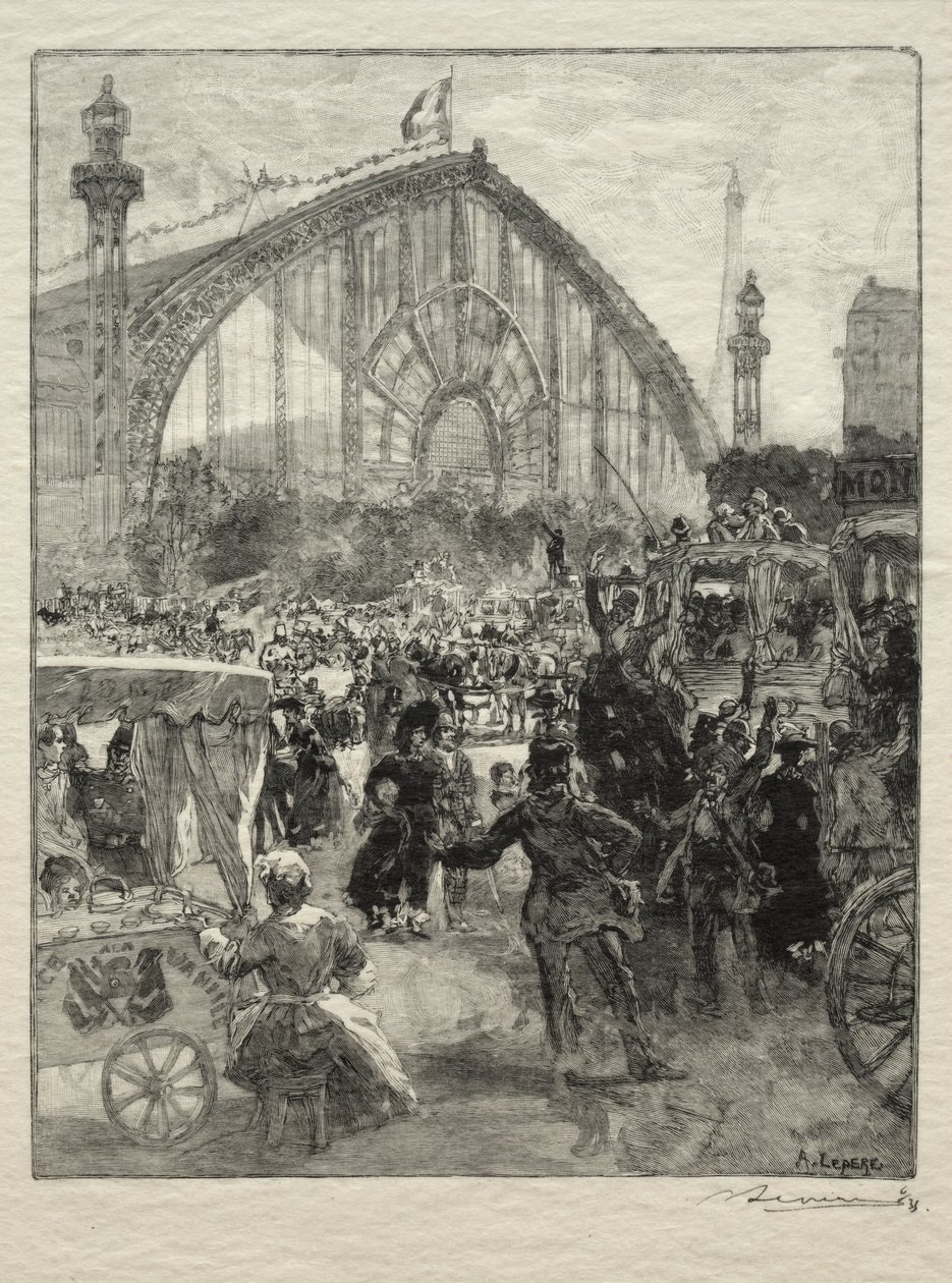 Az 1889-es kiállítás elhagyása alkotó: Unknown artist