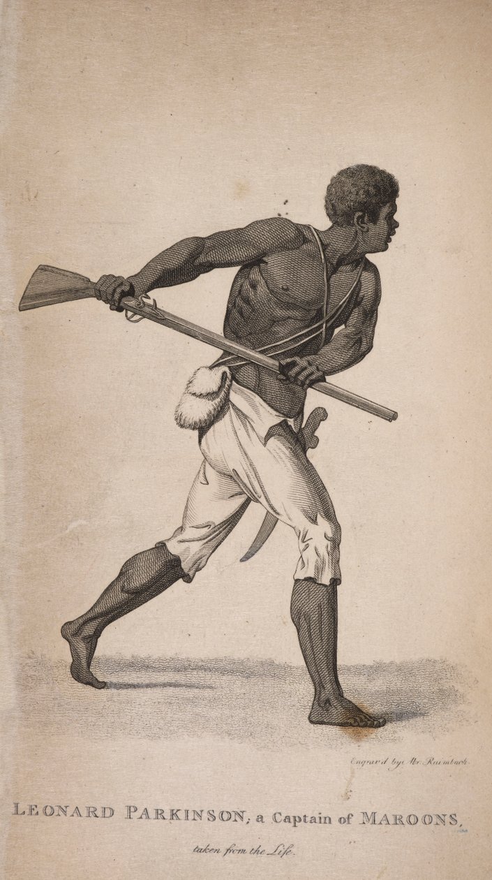 Leonard Parkinson, a Maroons kapitánya. alkotó: Unknown artist