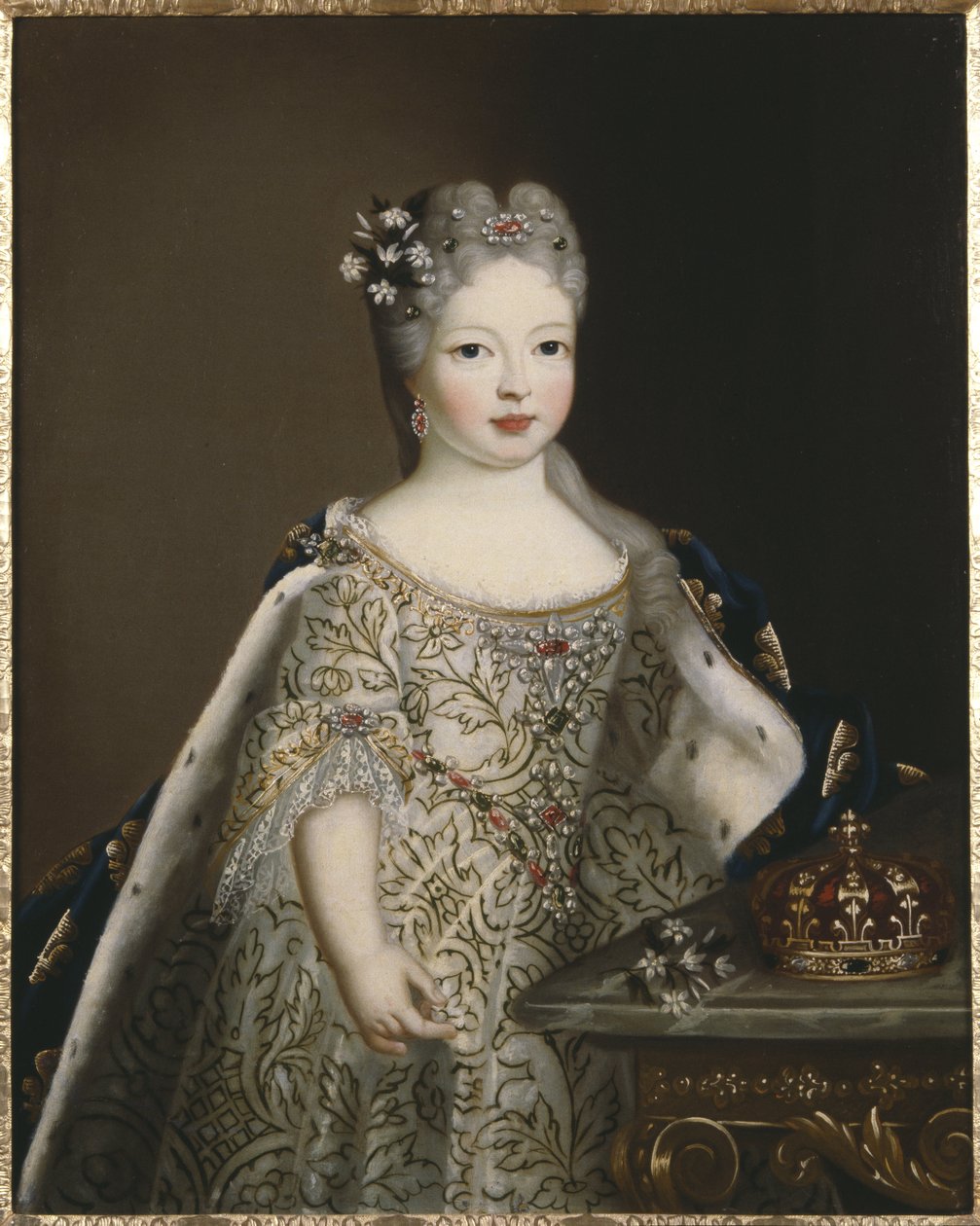 A spanyol Infanta Maria Anne Victoria, Portugália királynője – Infanta Mariana Victoria spanyol (1718-1781), Portugália királynőjének portréja, Anonymous. Olajfestmény. Mérete: 78x63 cm. Nemzeti Múzeum Stockholm alkotó: Unknown artist