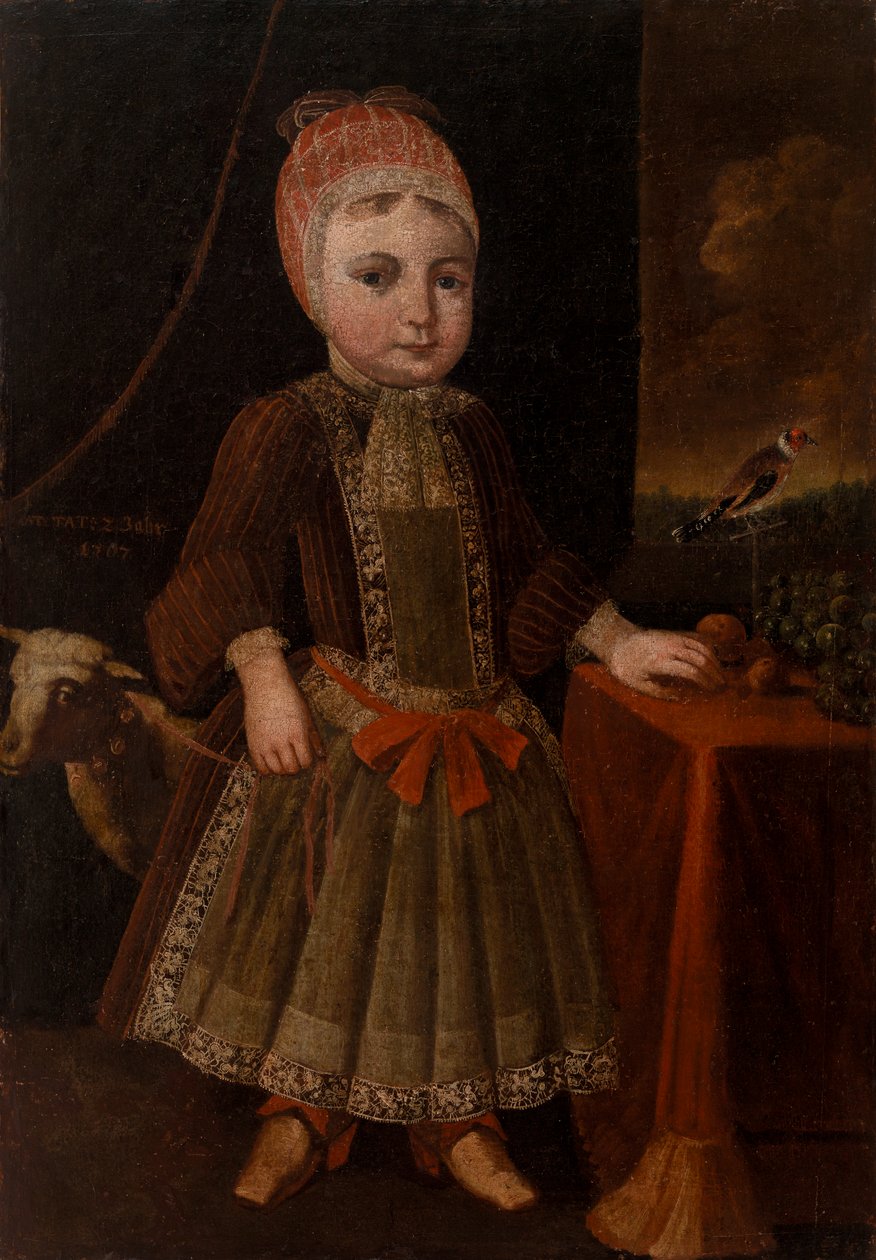 Kislány a belső térben az ablak közelében alkotó: Unknown artist