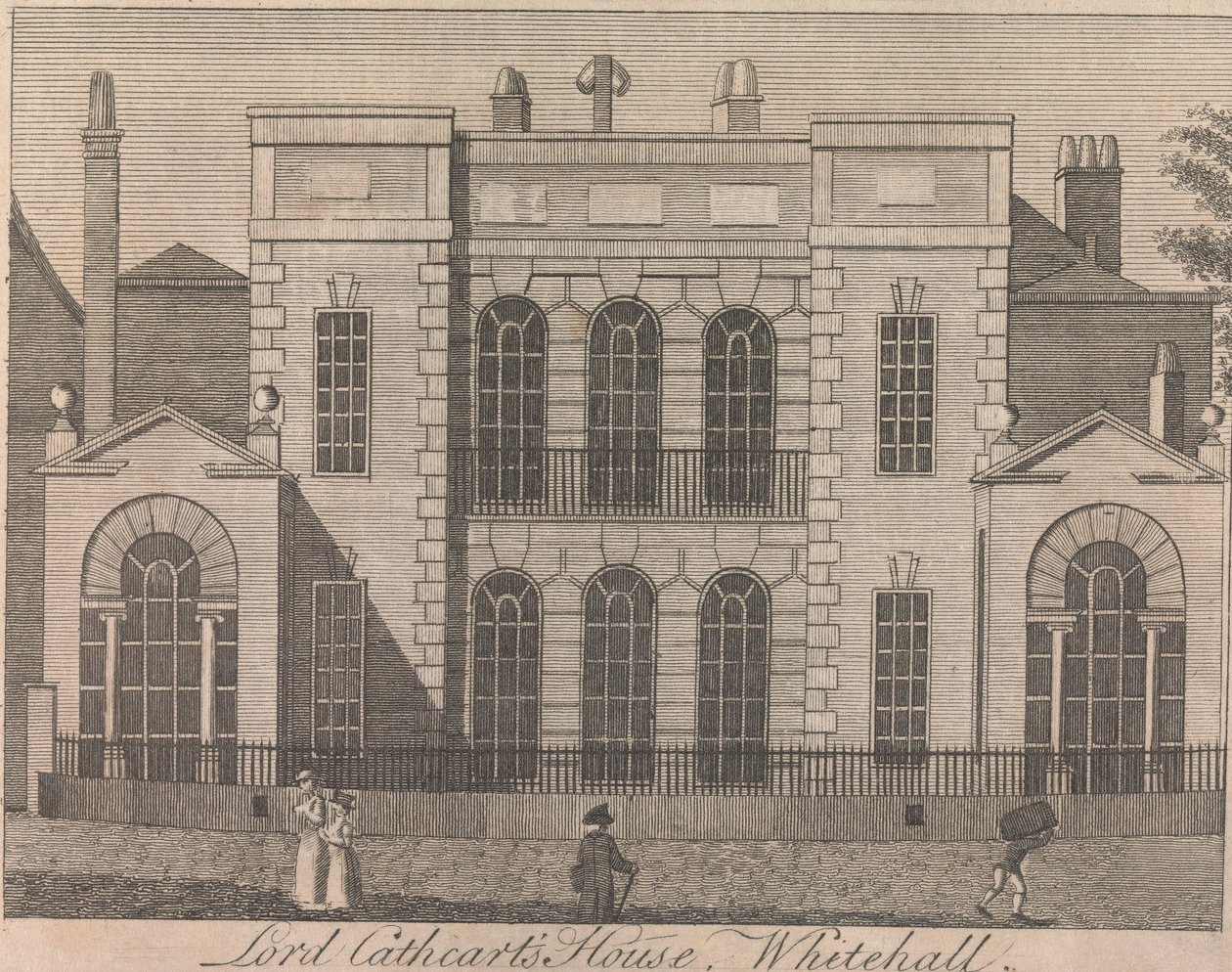 Lord Cathcart háza, Whitehall; 58. oldal (Első kötet) alkotó: Unknown artist