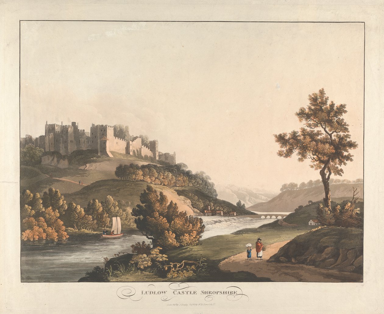 Ludlow kastély, Shropshire alkotó: Unknown artist