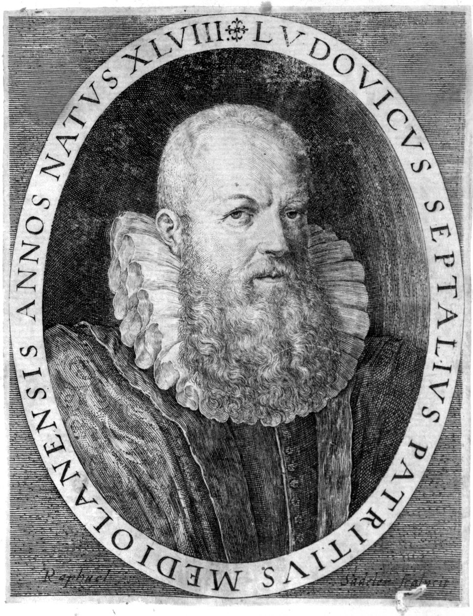 Ludovico Settala (1552-1633), olasz orvos Paviában. alkotó: Unknown artist