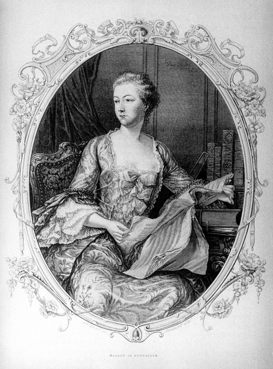 Madame de Pompadour, Jeanne Antoinette Poisson (1721-1764) (Pompadour marquise) alkotó: Unknown artist