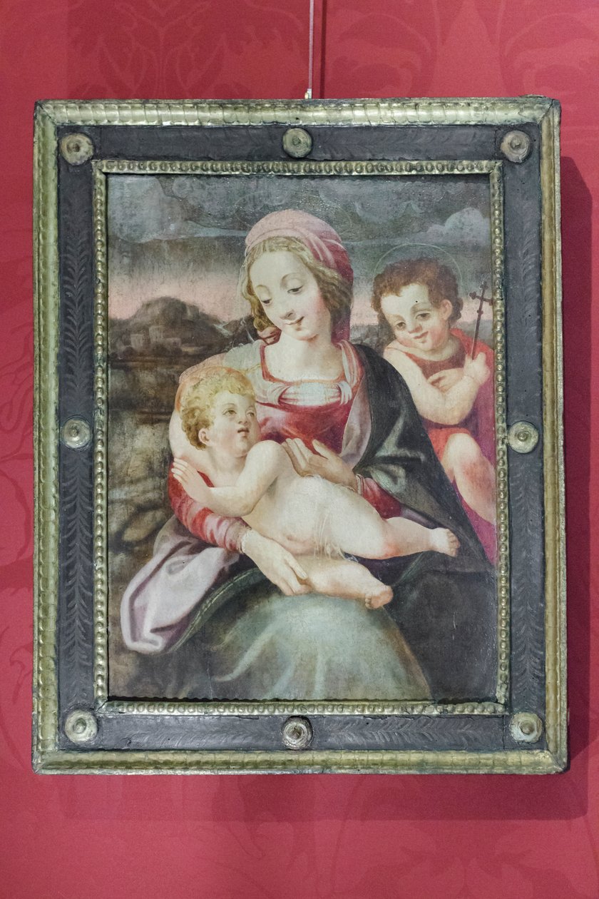 Madonna a gyermekkel és Keresztelő Szent János alkotó: Unknown artist