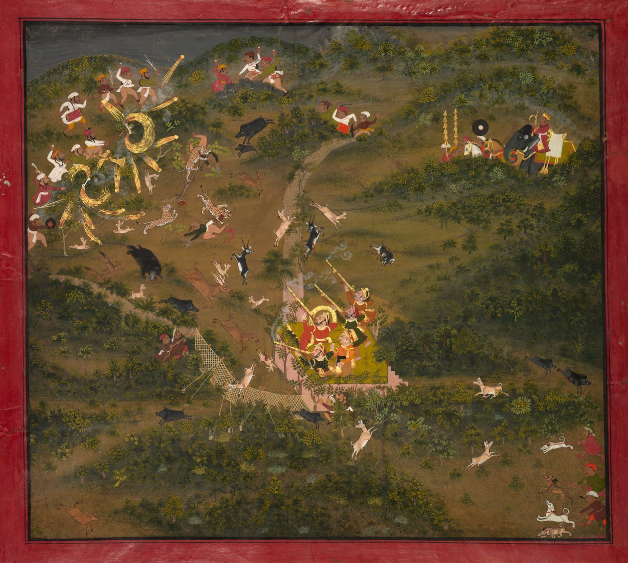 Maharaja Jagat Singh vadászat alkotó: Unknown artist