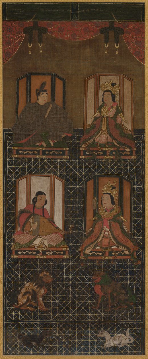 A Kōya-hegy négy istenségének mandala alkotó: Unknown artist