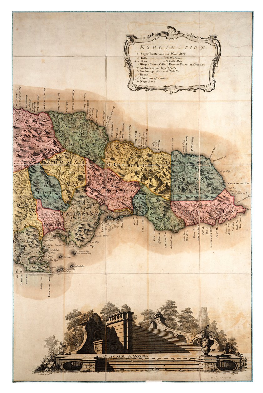 Jamaica térképe alkotó: Unknown artist