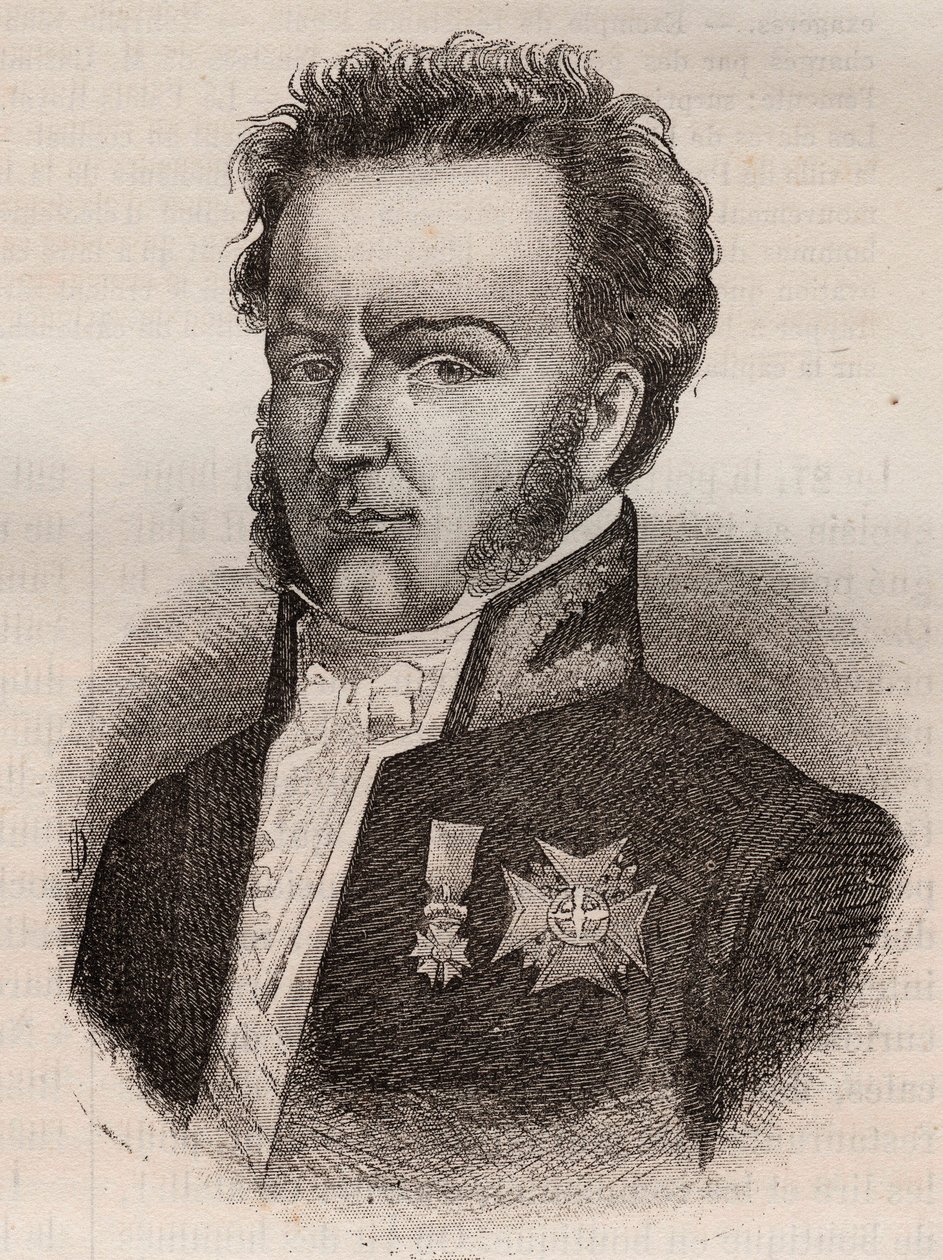 Martial de Guernon-Ranville (Guernon Ranville), francia bíró és politikus - 1787-1866 alkotó: Unknown artist