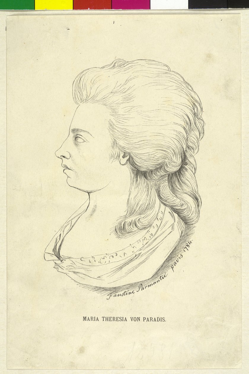 Mária Terézia von Paradis alkotó: Unknown artist