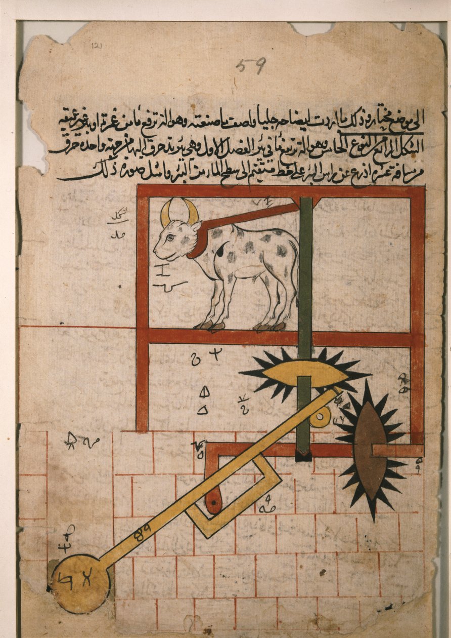Mechanikus eszköz öntözéshez alkotó: Unknown artist