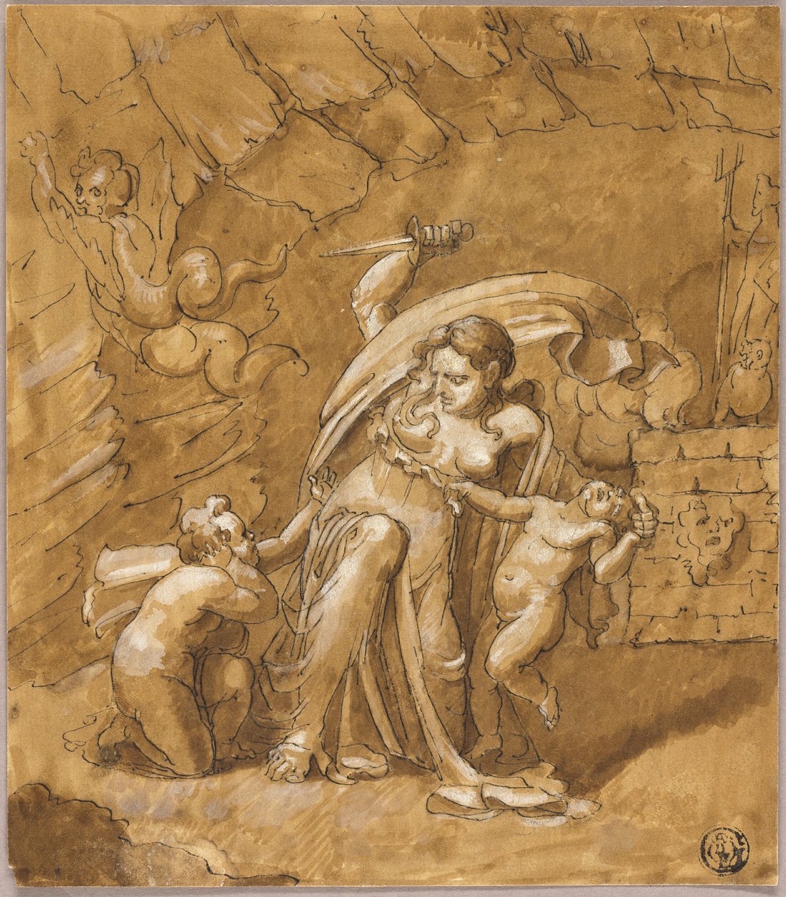 Médeia megöli gyermekeit alkotó: Unknown artist