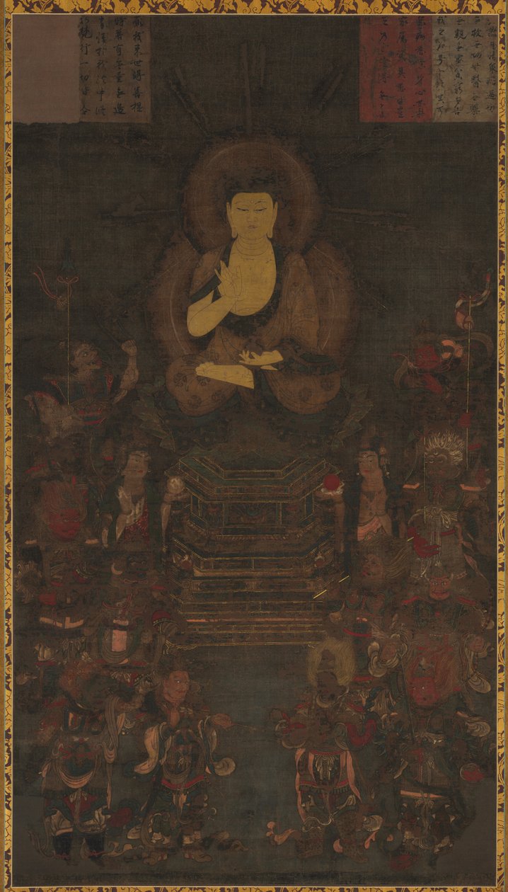 Buddha orvosmester és a tizenkét isteni tábornok alkotó: Unknown artist