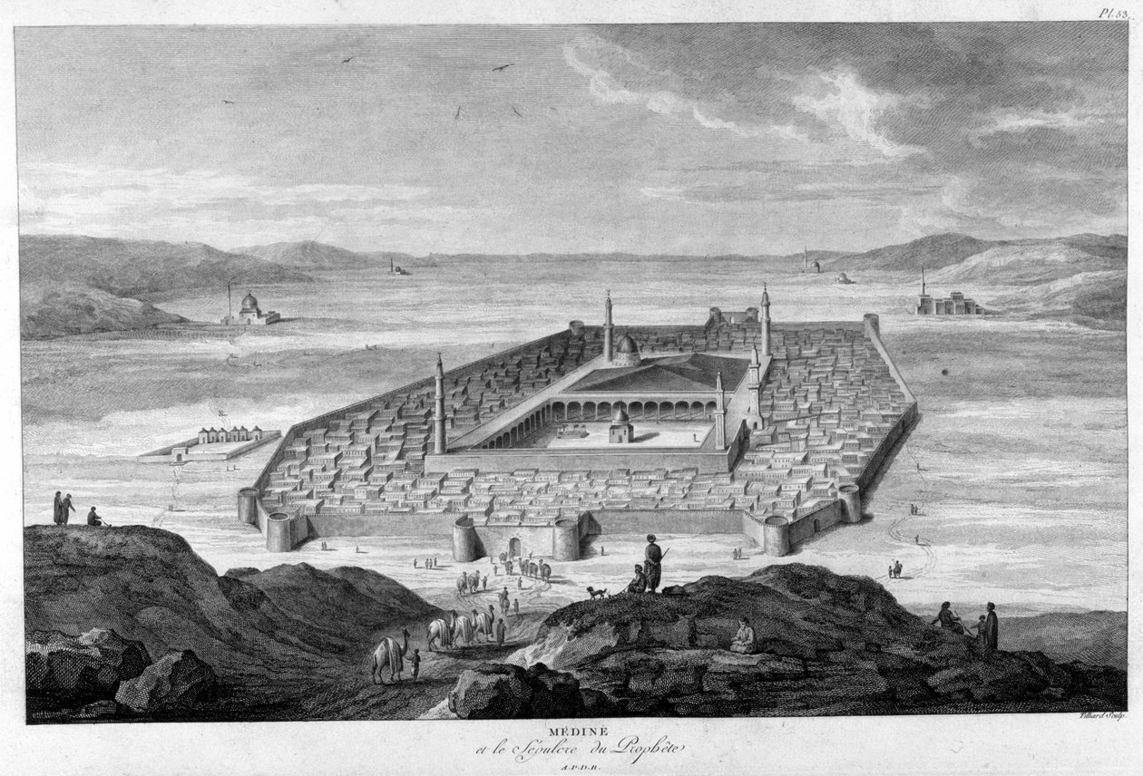 Medine és a kalifák sírja. alkotó: Unknown artist