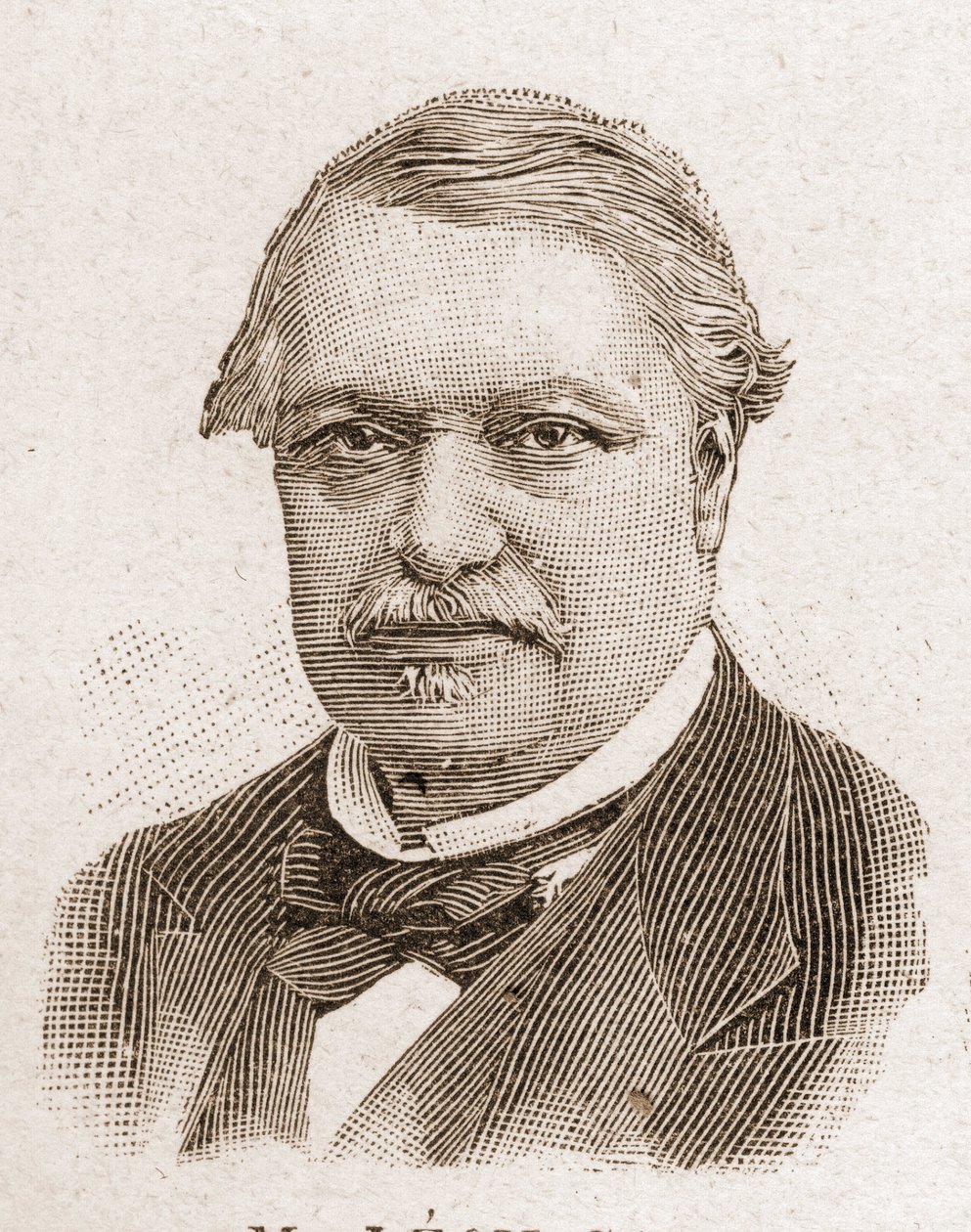 Az Academy Francaise tagjai 1895-ben: Leon Say (1826-1896) francia közgazdász és politikus portréja. alkotó: Unknown artist
