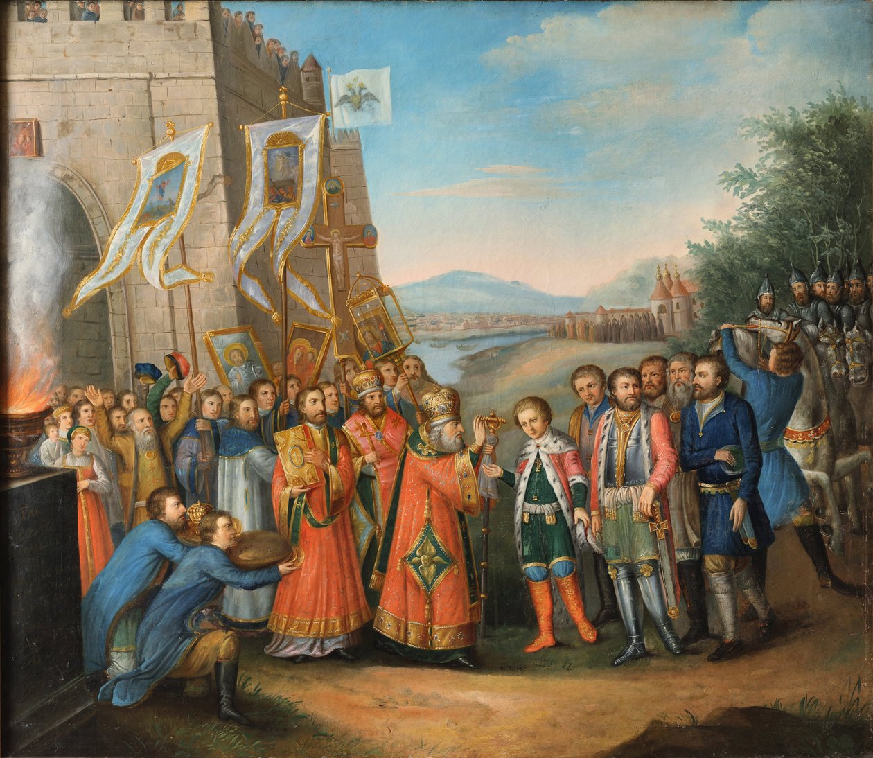 Michel Ier de Russie (1596-1645) – Mihail Feodorovicsot március 14-én az orosz trónra idézik alkotó: Unknown artist