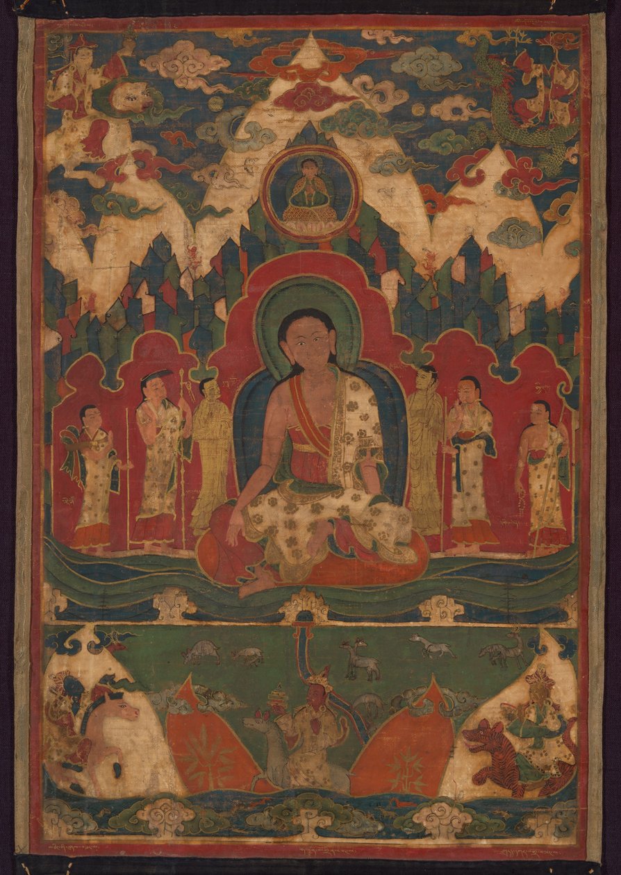 Milarepa a Kailash-hegyen alkotó: Unknown artist