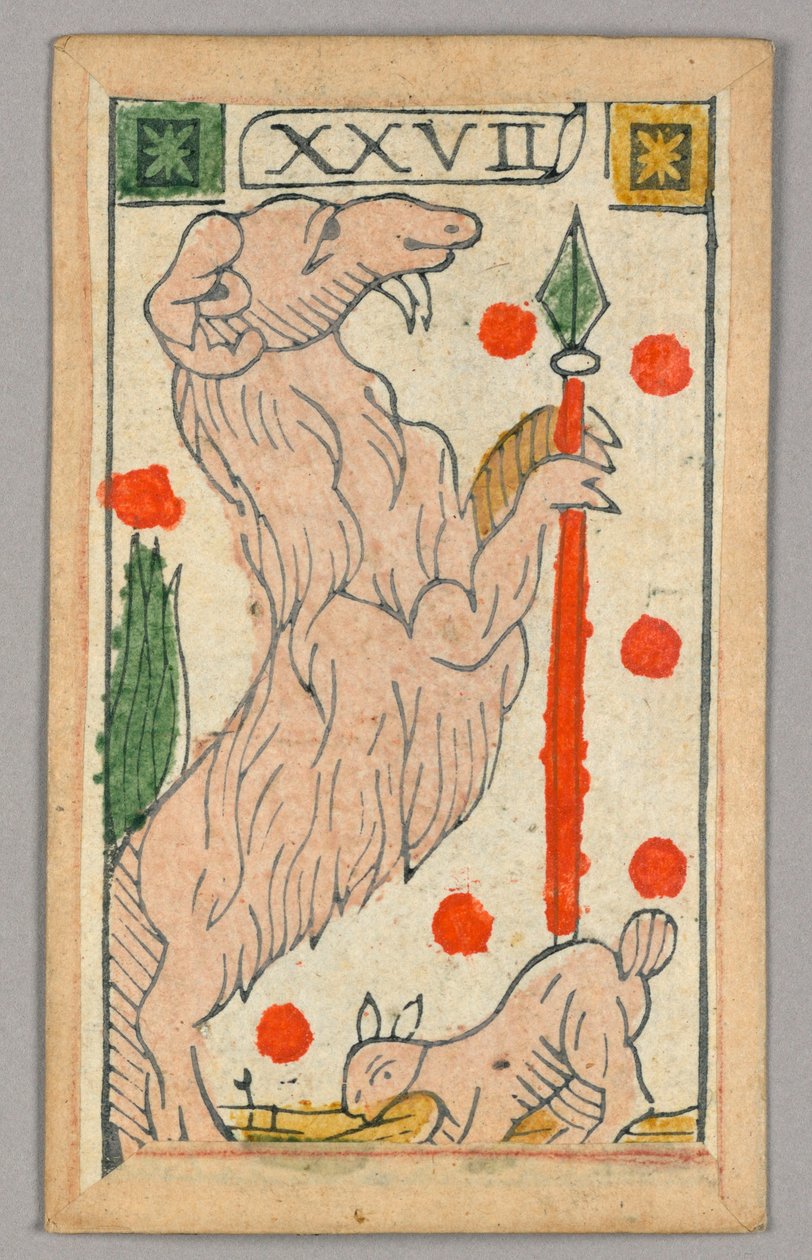 Minchiate (Tarot) játékkártya alkotó: Unknown artist