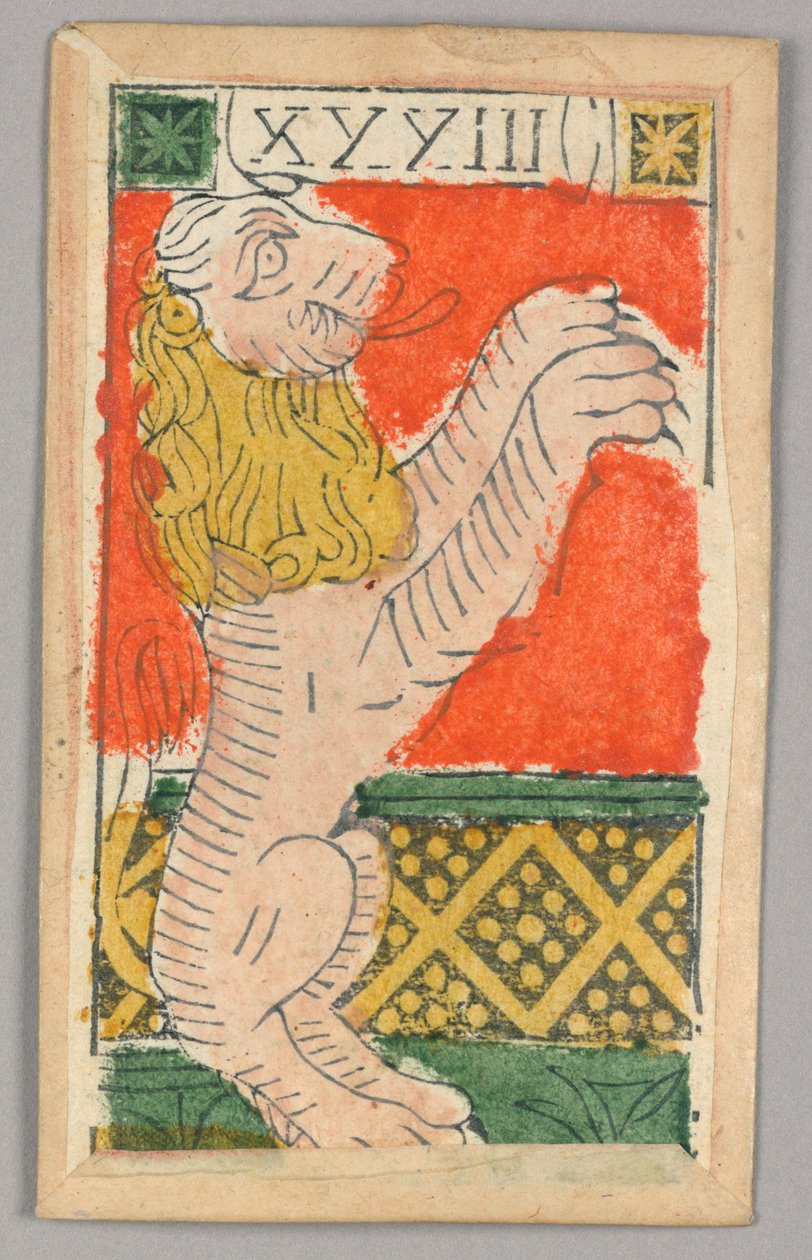 Minchiate (Tarot) játékkártya alkotó: Unknown artist