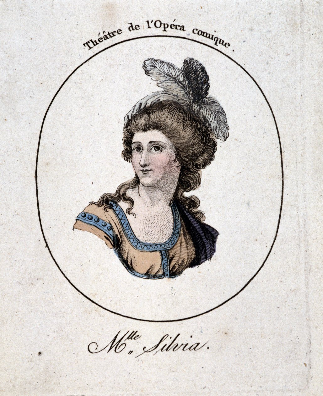 Miss Silvia, az Opera Comique színésznője, sz. 18. sz. alkotó: Unknown artist