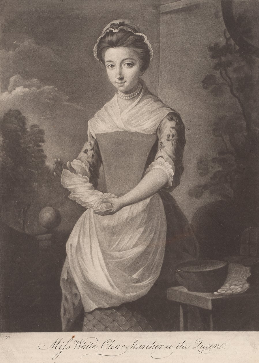 Miss White, Clear Starcher a királynőnek alkotó: Unknown artist