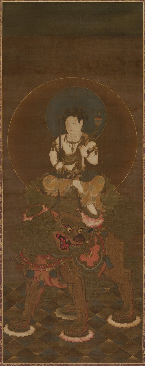 Manju öt csirkével (Gokei Manju) alkotó: Unknown artist