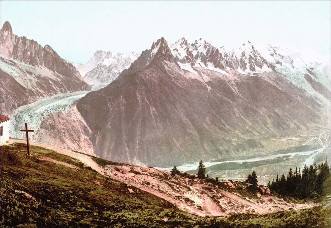 Mont Blanc 1890 körül alkotó: Unknown artist