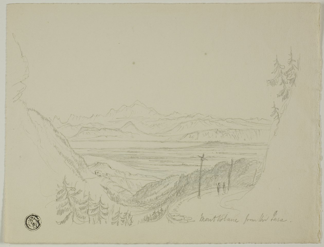 Mont Blanc a Jurától alkotó: Unknown artist