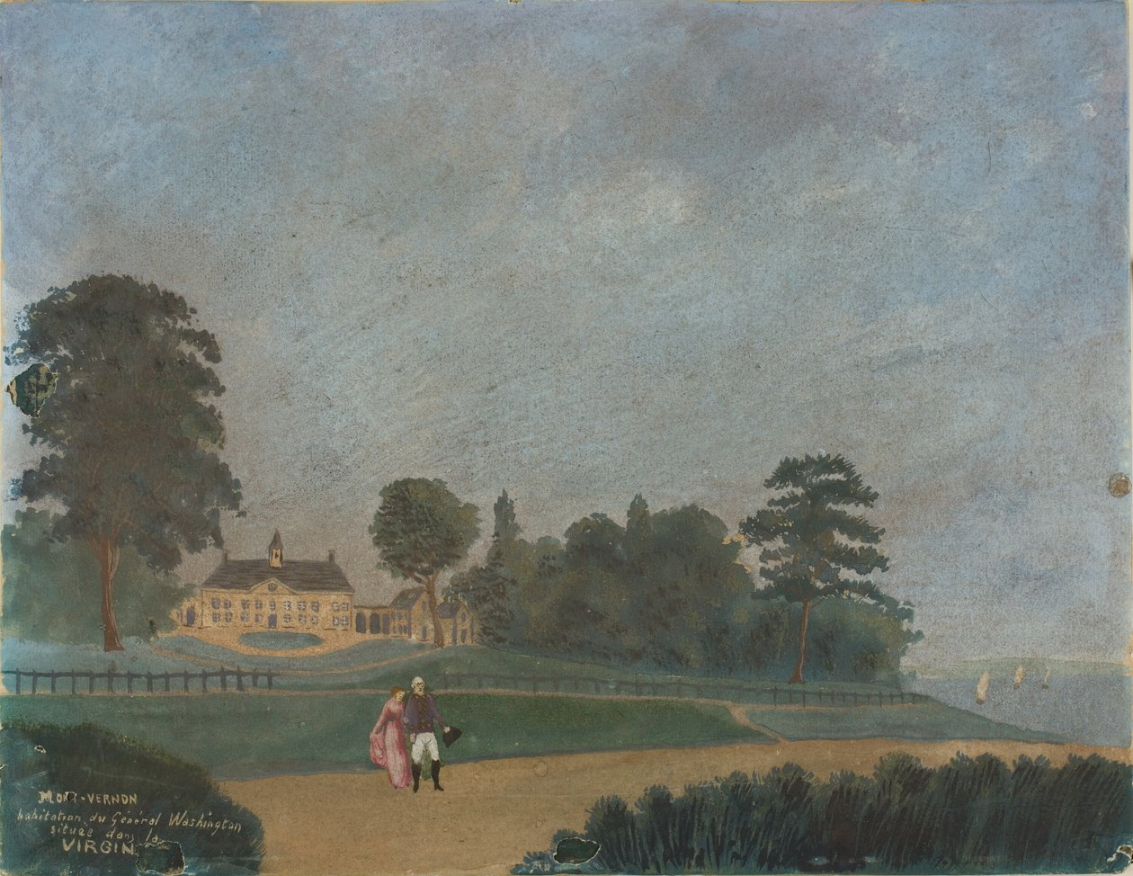 Mount Vernon, Washington tábornok otthona, Virginia állam alkotó: Unknown artist