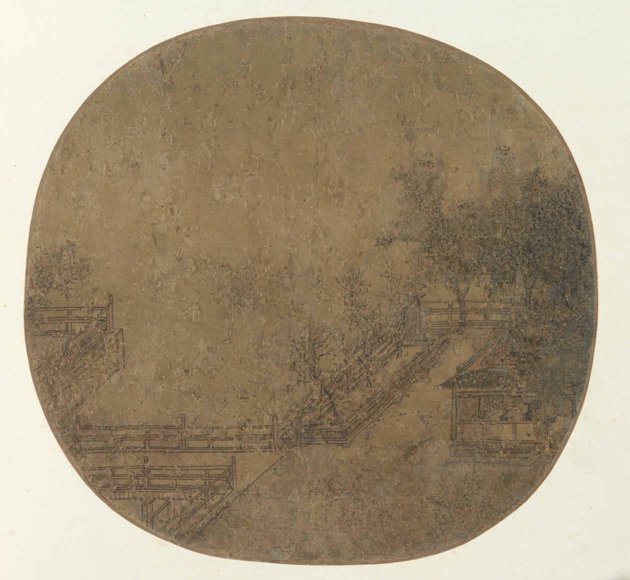 Hegyi terasz és pavilon alkotó: Unknown artist