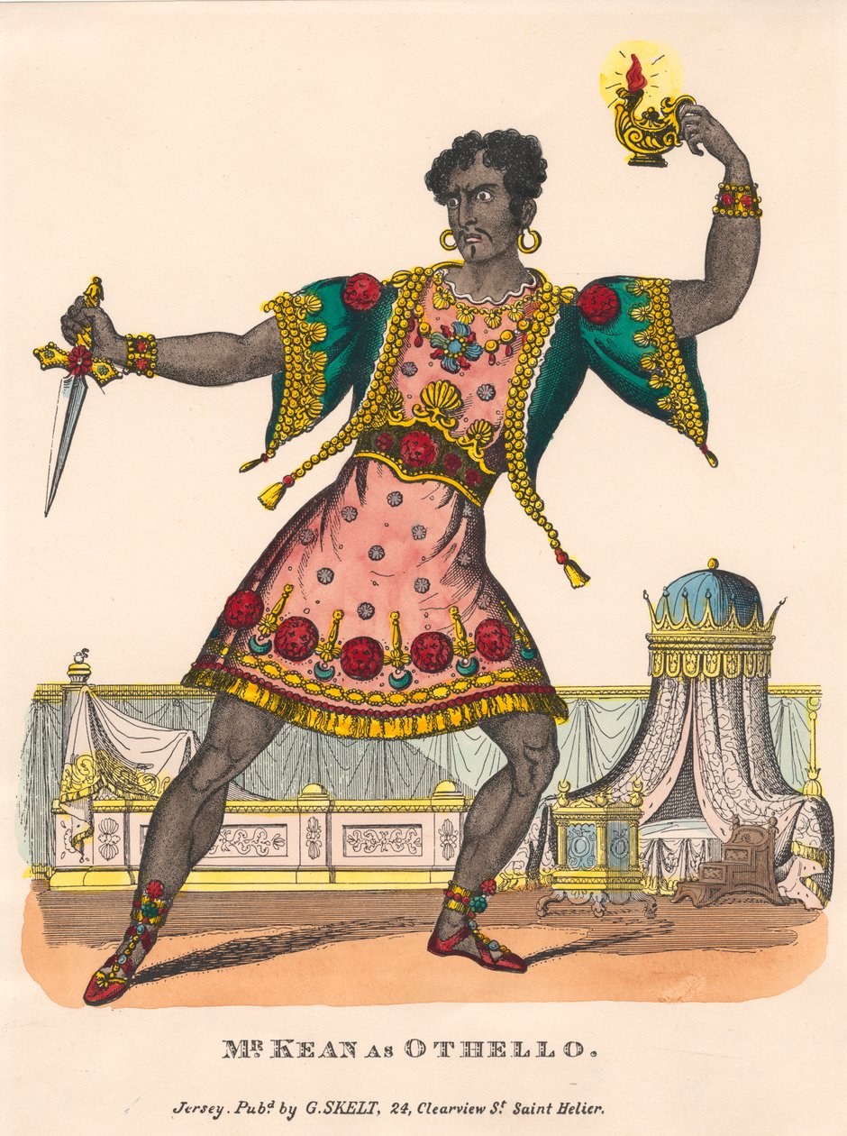Mr. Kean Othello szerepében alkotó: Unknown artist
