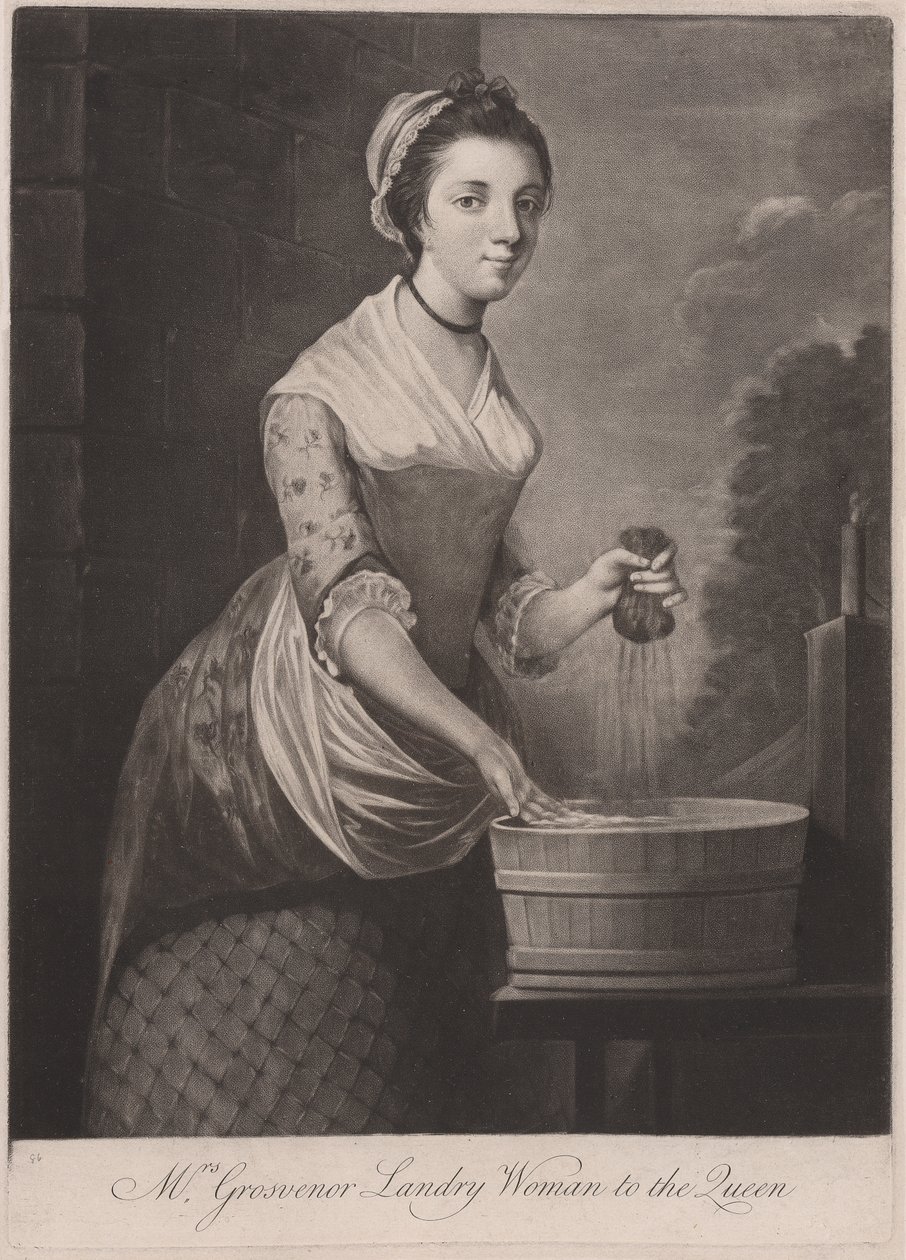Mrs. Grosvenor Mosoda a királynőnek alkotó: Unknown artist