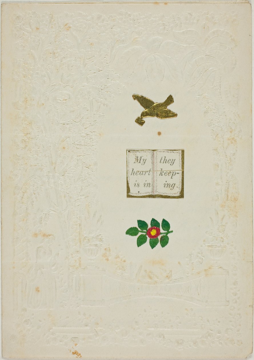 A szívem a te gondviselésedben van (Valentine) alkotó: Unknown artist