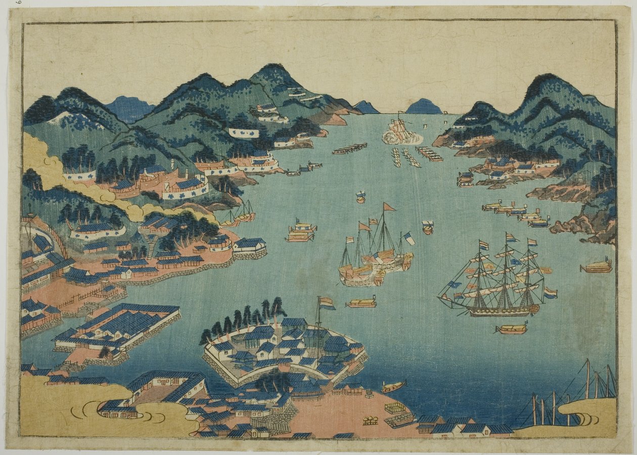 Nagaszaki kikötő alkotó: Unknown artist