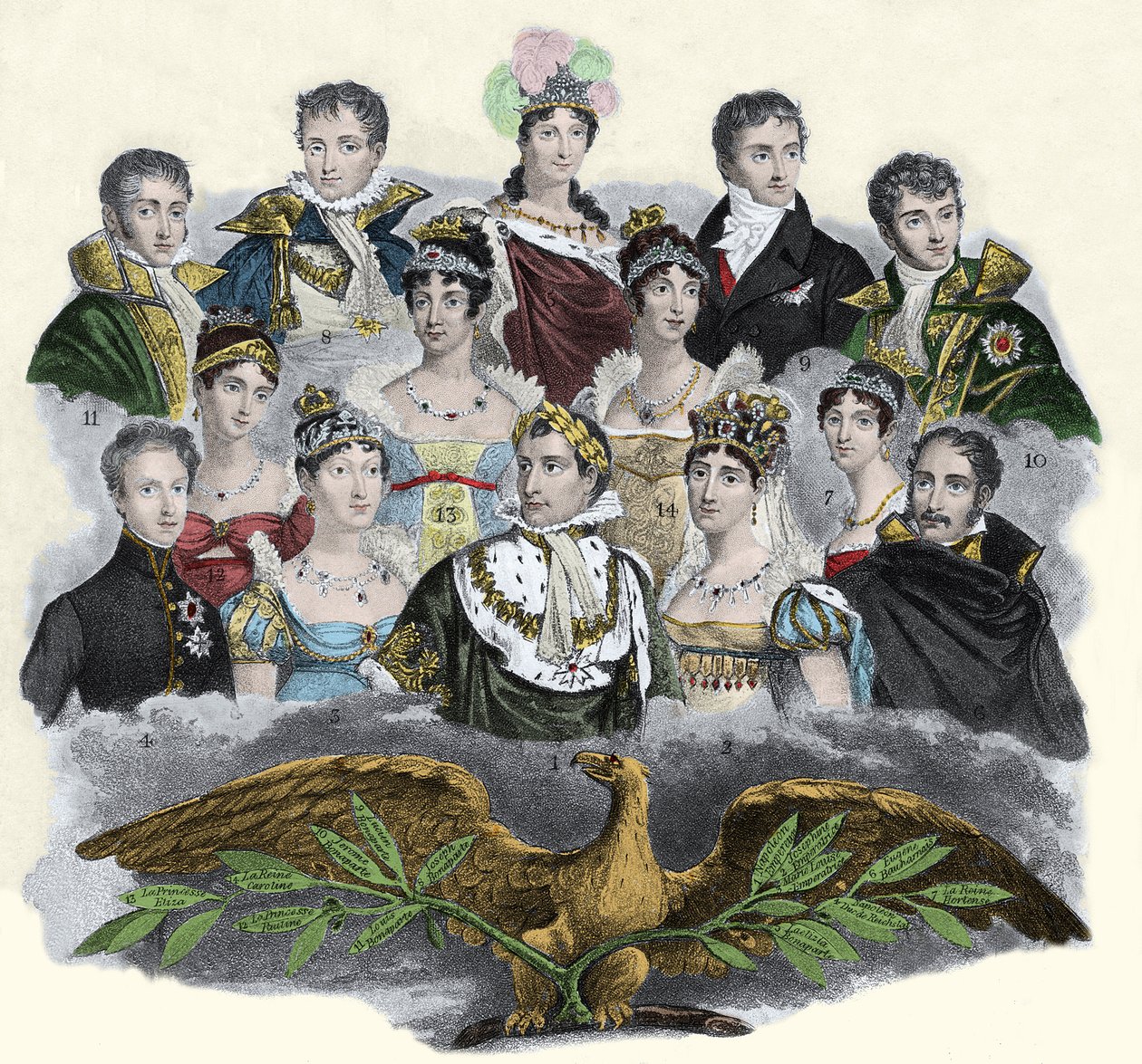 Bonaparte Napóleon és családja alkotó: Unknown artist