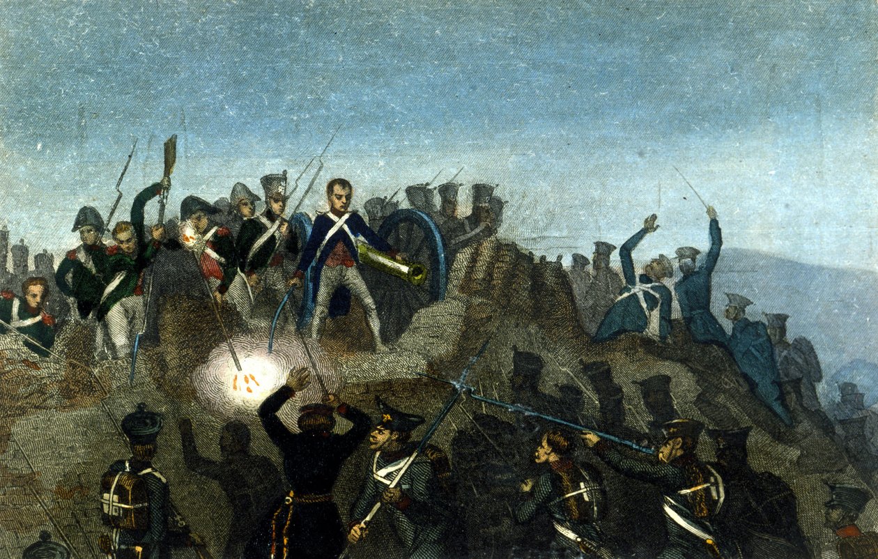 I. Napóleon a montmartre-i csatában, március 30 alkotó: Unknown artist