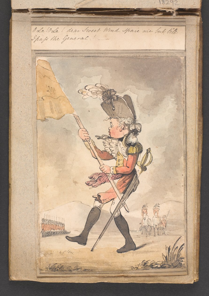 ‘Ó La! Ó La! kedves édes szélvédő, de amíg el nem megyek a tábornok mellett" alkotó: Unknown artist