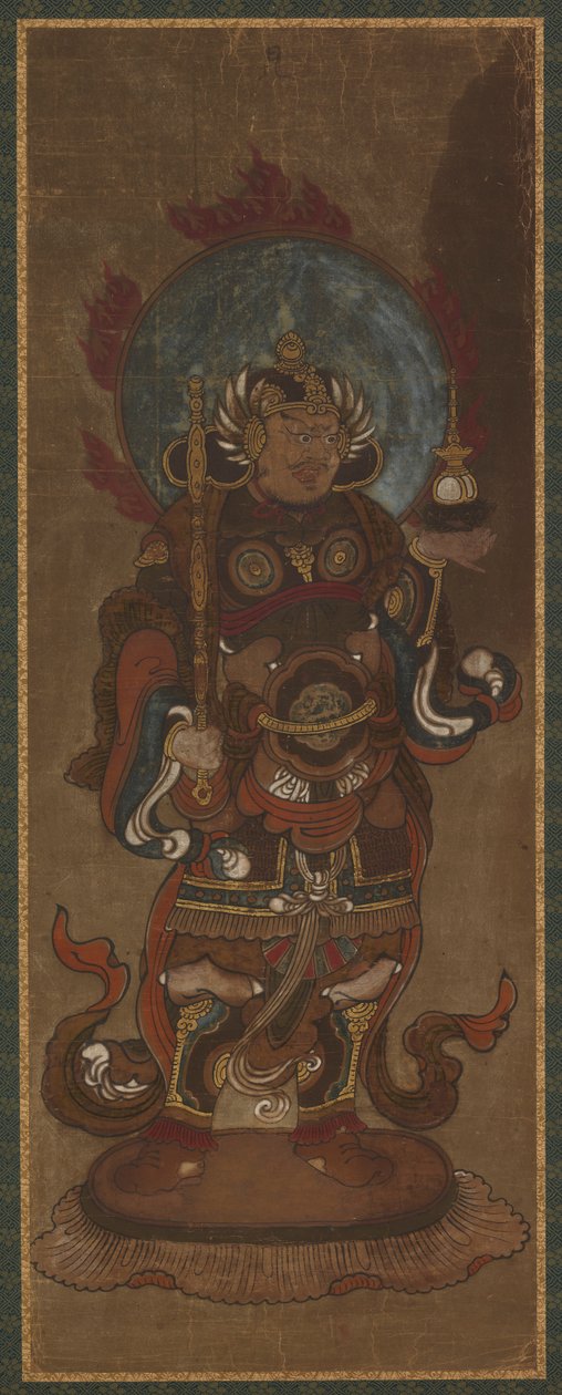 A tizenkét déva egyike: Bishamon-ten (<em>Vaisravana</em>) alkotó: Unknown artist