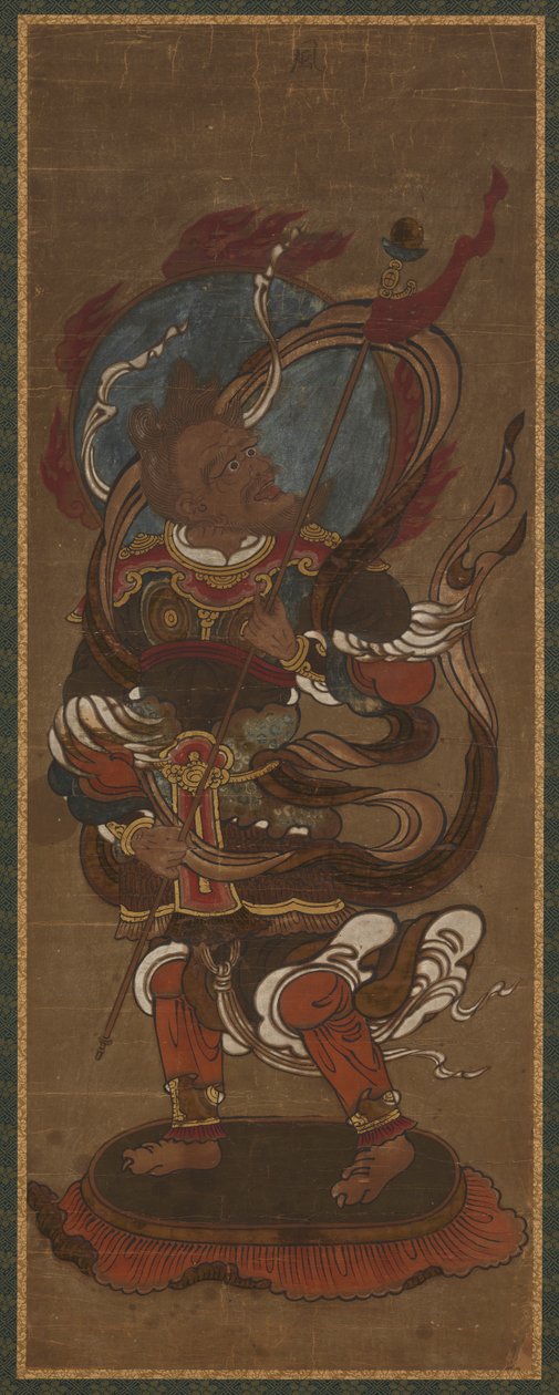 A tizenkét déva egyike: Fu-ten (<em>Vayu</em>) alkotó: Unknown artist
