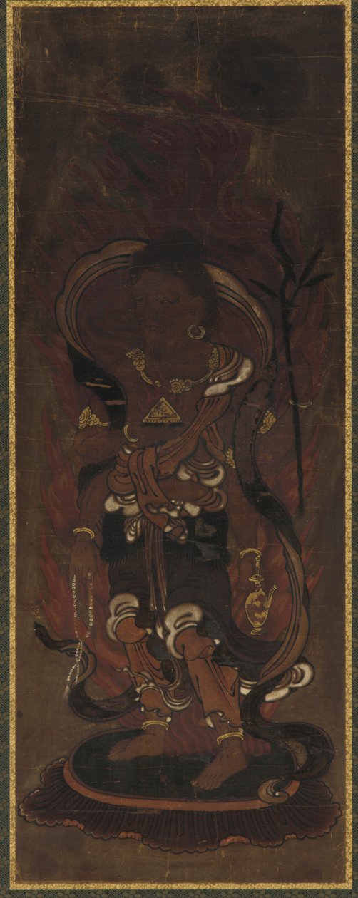 A tizenkét déva egyike: Kwa-ten (<em>Agni</em>) alkotó: Unknown artist