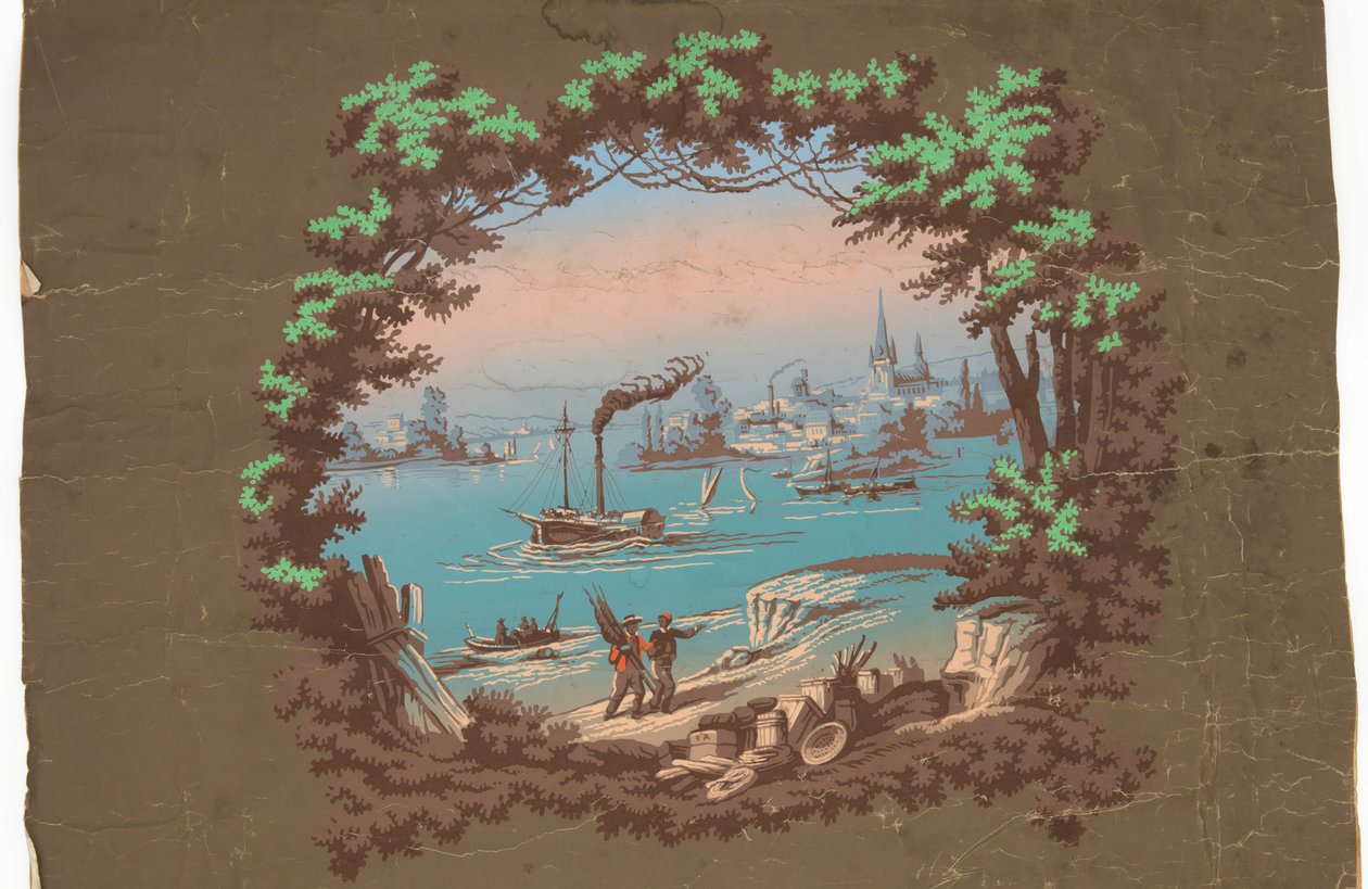 Overdoor Harbour Scene alkotó: Unknown artist