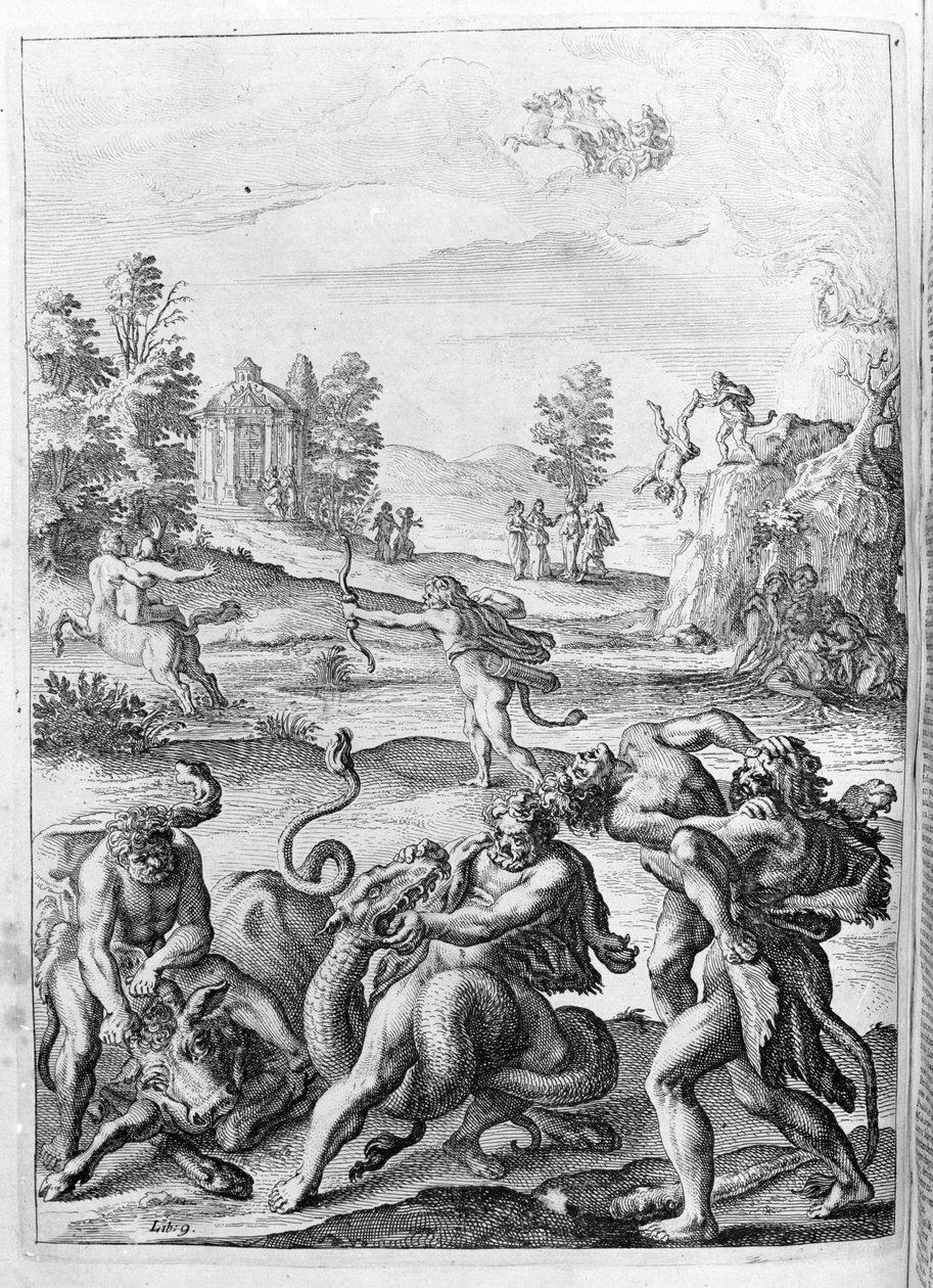 Ovidius (Ovidius) - illusztráció a 15. könyvhöz - (P. Ovidius: Az éjszaka metamorfózisai alkotó: Unknown artist