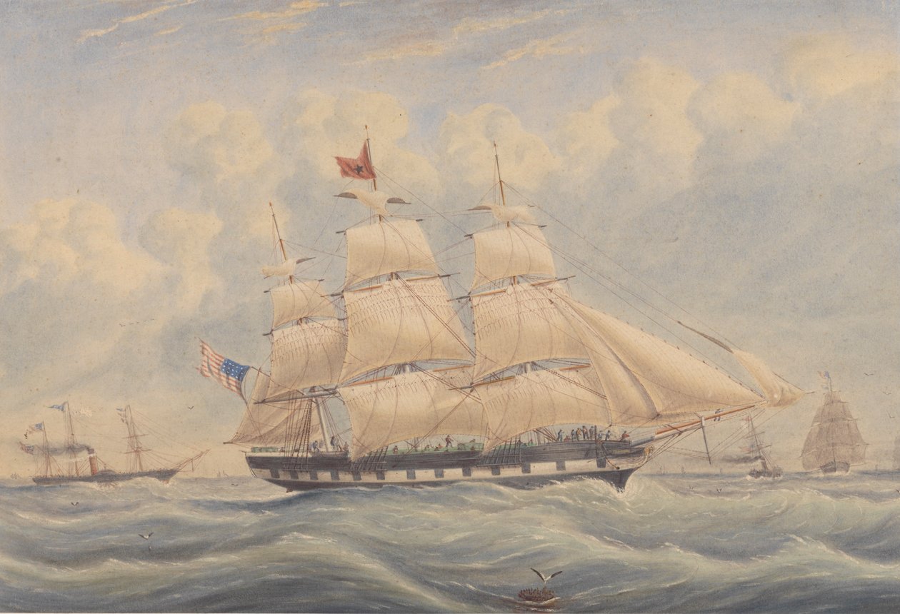 Ivanhoe csomaghajó 1849 alkotó: Unknown artist