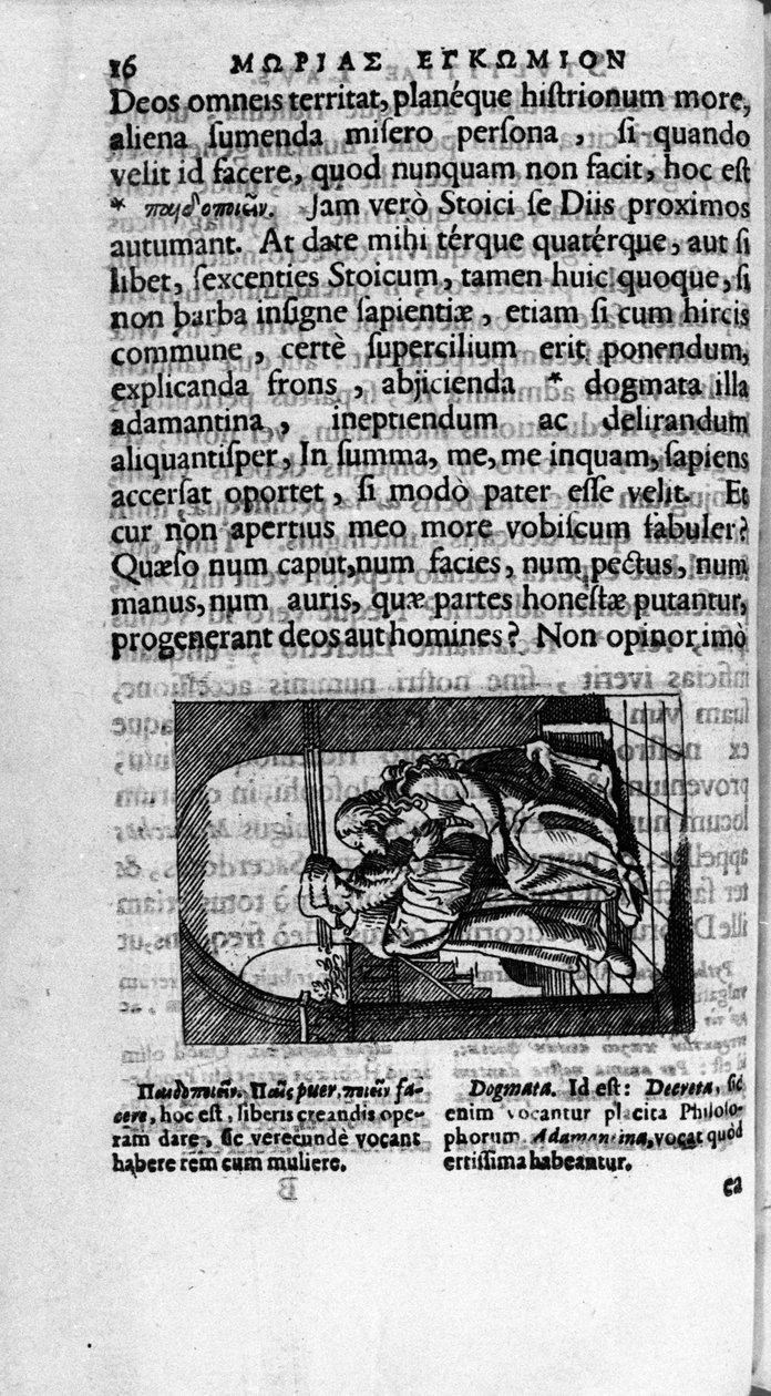 Az oldalt Didier (Disderius) Erasme (Rotterdami Erasmus) "" L